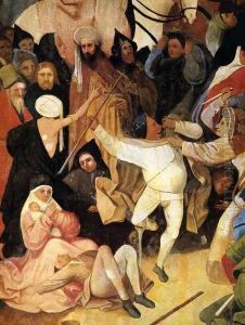 Triptych of Haywain (detail) 2 by Hieronymous Bosch