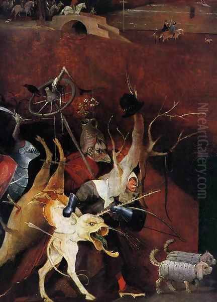 Triptych of Temptation of St Anthony (detail) - view 1