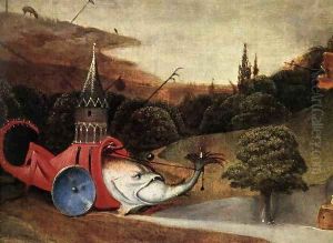 Triptych of Temptation of St Anthony (detail) 10 by Hieronymous Bosch