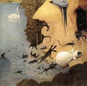 Triptych of Garden of Earthly Delights (detail) by Hieronymous Bosch