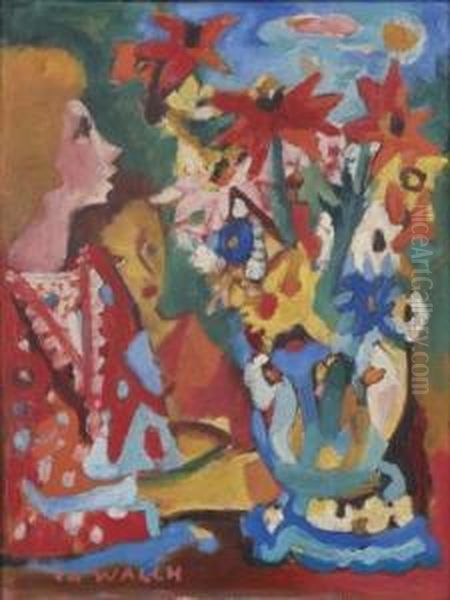Femmes Et Bouquet De Fleurs - view 1