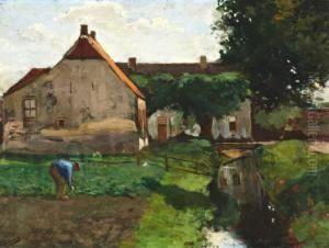 Boer In De Moestuin