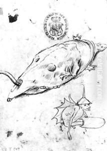 Two Monsters 3 by Hieronymous Bosch