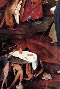Triptych of Temptation of St Anthony (detail) 14 by Hieronymous Bosch