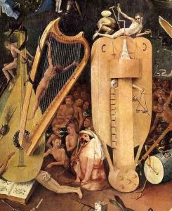 Triptych of Garden of Earthly Delights (detail) 8 by Hieronymous Bosch