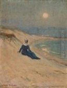 Femme Au Bord De La Mer by Lionel Walden
