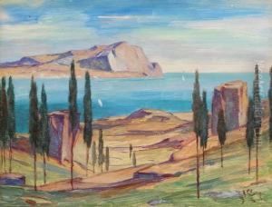 Klassische Landschaft by Heinrich Waldmuller