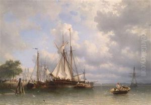 Sailing Ships In The Harbour