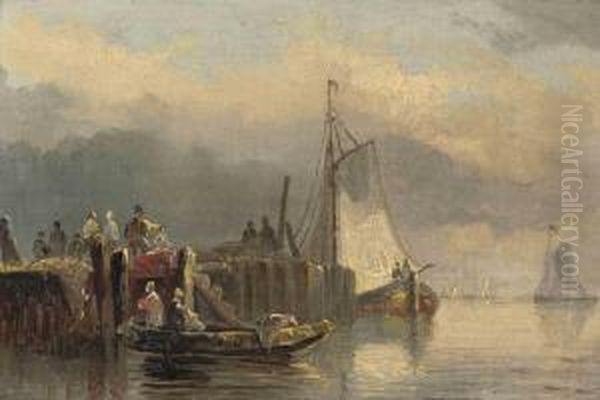A Harbour View With Boats - view 1