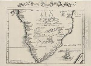 Tabula Nova Partis Aphri [north Africa] by Martin Waldseemuller