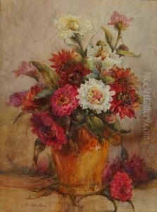 Still Life - A Vase Of Flowers