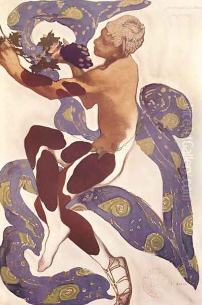 'L'Apres Midi d'un Faune', costume design for Nijinsky (1890-1950) from 'l'Art Decoratif de Leon Bakst' - view 1