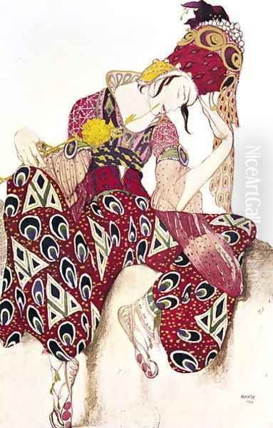 Costume design for Nijinsky in the ballet 'La Peri' by Paul Dukas (1865-1935) 1911 - view 1