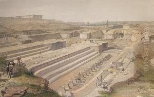 Docks At Sebastapol With Ruins Of Fort St Paul