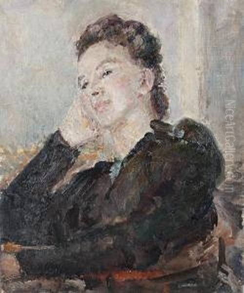 Portrait Of A Woman In Black - view 1
