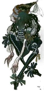 Costume design for the Pageboy of the wicked fairy Carabosse, from Sleeping Beauty, 1918 by Leon Samoilovitch Bakst