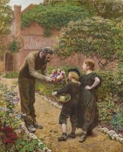 The Bouquet by Frederick Walker