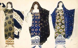 Costume Design for 'Oedipus at Colonus' by Sophocles, 1904 by Leon Samoilovitch Bakst