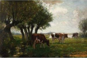 Cattle Grazing by Horatio Walker