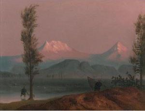 Vista Al Popocatepetl E Iztaccihuatl by James Walker