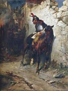 Le Cuirassier Blesse by James Alexander Walker