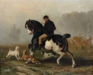 Cavaliers Et Chiens by James Alexander Walker