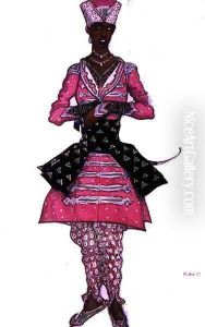Costume design for The Indian Bridegroom, from Sleeping Beauty, 1921