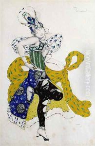 Sketch for the ballet 'La Peri', 1911 by Leon Samoilovitch Bakst