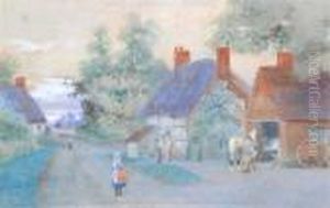The Village Smithy by Robert Hollands Walker