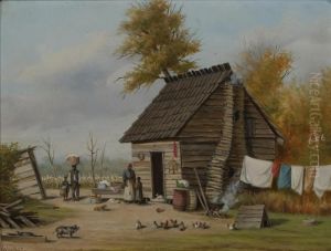 Outside The Cabin by William Aiken Walker