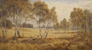 Summer Landscape With Birds And Trees by William Eyre Walker