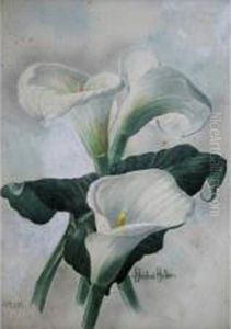 A Bowl Of Pansies by Winifred Walker