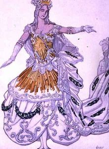 Princess Aurora, from Sleeping Beauty, 1922 by Leon Samoilovitch Bakst