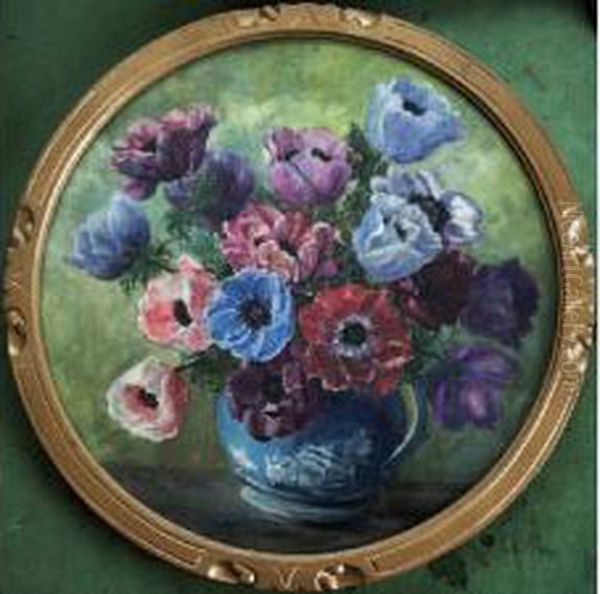 A Jug Of Anemones - view 1