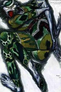 Costume design for Seefenfel, from Sadko, 1917 by Leon Samoilovitch Bakst
