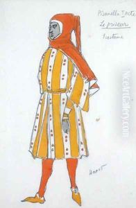 Costume Design for 'Le Priseur' from 'La Pisanella ou La Morte Parfumee', 1913 by Leon Samoilovitch Bakst