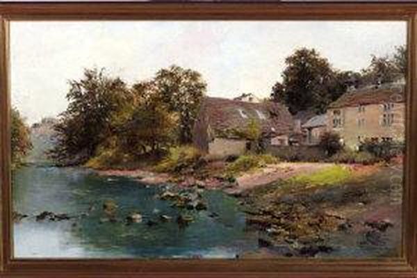The Mill Stream At Ripley, Yorkshire - view 1
