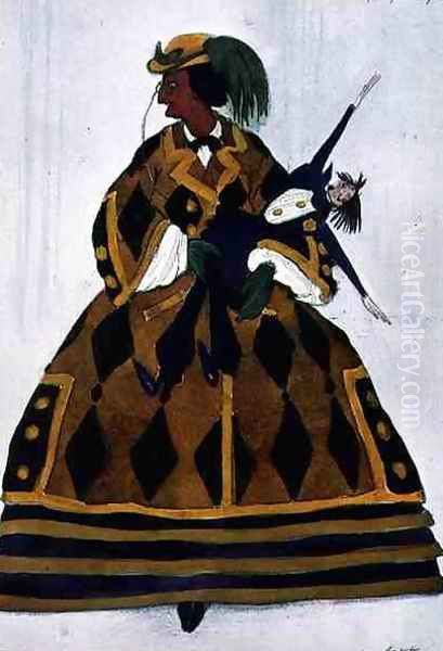 Costume for the Englishwoman, from La Boutique Fantastique, 1917 - view 1
