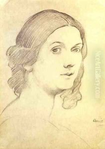 Portrait of Isadora Duncan (1877-1927), 1908 by Leon Samoilovitch Bakst