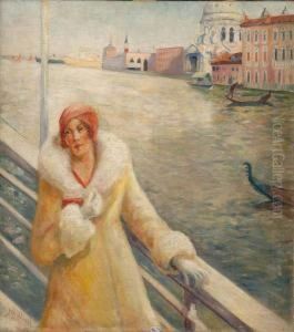 Elegante A Venise by Gaston Wallaert