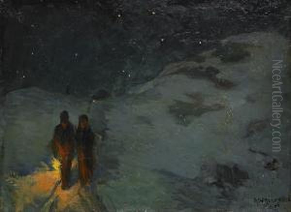 Julnatt - Motiv Fran Ladugardsgarde - view 1
