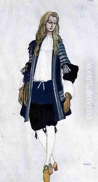 Costume for the Blue Page, from Aladdin, 1916 - view 1