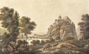 Festung Kufstein by Louis Wallee