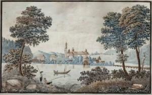 Kloster Hoglworth Im Altsalzburgischen Rupertigau by Louis Wallee