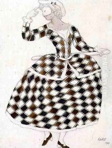 Costume design for Columbine, from Sleeping Beauty, 1921 by Leon Samoilovitch Bakst