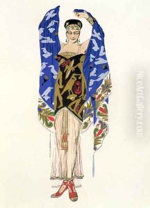 Costume design for a Dancing Girl by Leon Samoilovitch Bakst