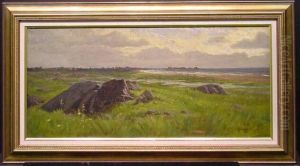 Rocks And Coastline by Frank Waller