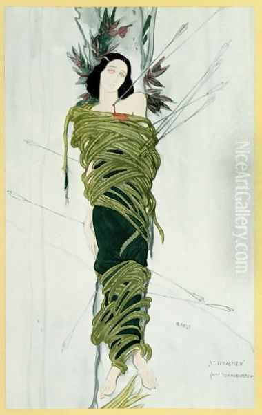 Ida Lvovna Rubinstein (c.1885-1960) in The Martyr of St. Sebastian, c.1911-22 - view 1
