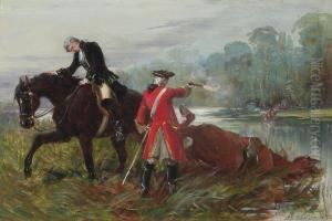 After Culloden Signed And Dated 's. E. Waller. 1890.' Oil On Canvas Board 6Â¾ X 10 In