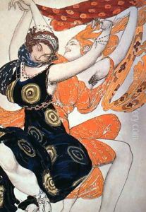 Operatic costume designs, 1911 by Leon Samoilovitch Bakst